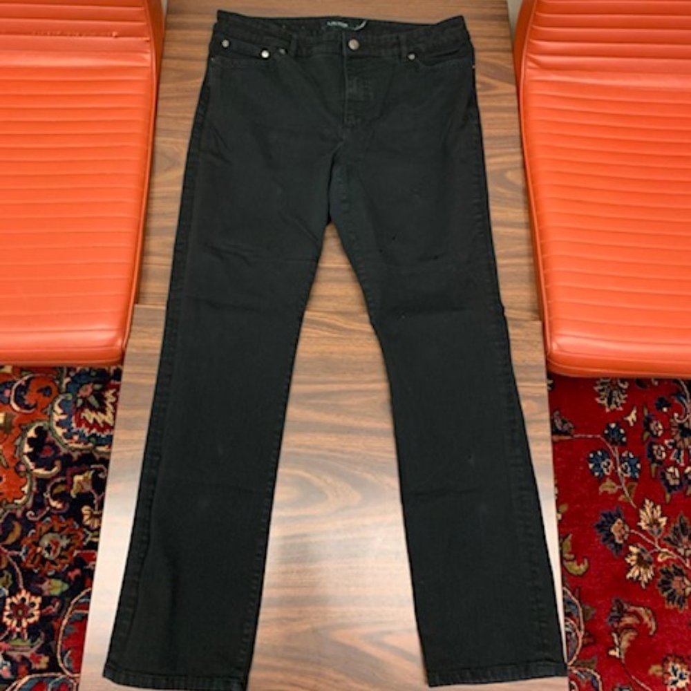 Ralph Lauren (LrL) Black Jeans Sz.14 Mod. Straight